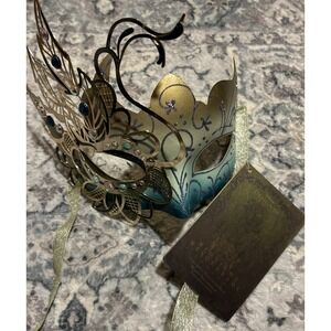 Tiana Midnight Masquerade Mask‎ Adults Designer Collection Halloween Mardi Gras